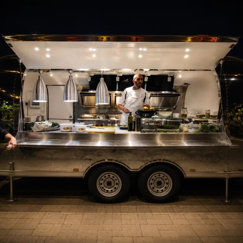 Coffee Van Equipment - รถขายอาหารเคลื่อนที่, รถพ่วงขายกาแฟ, รถขายอาหารริมถนน, รถขายกาแฟ, รถขายฮอทดอก, รถขายอาหารสไตล์วินเทจขนาดเล็ก,