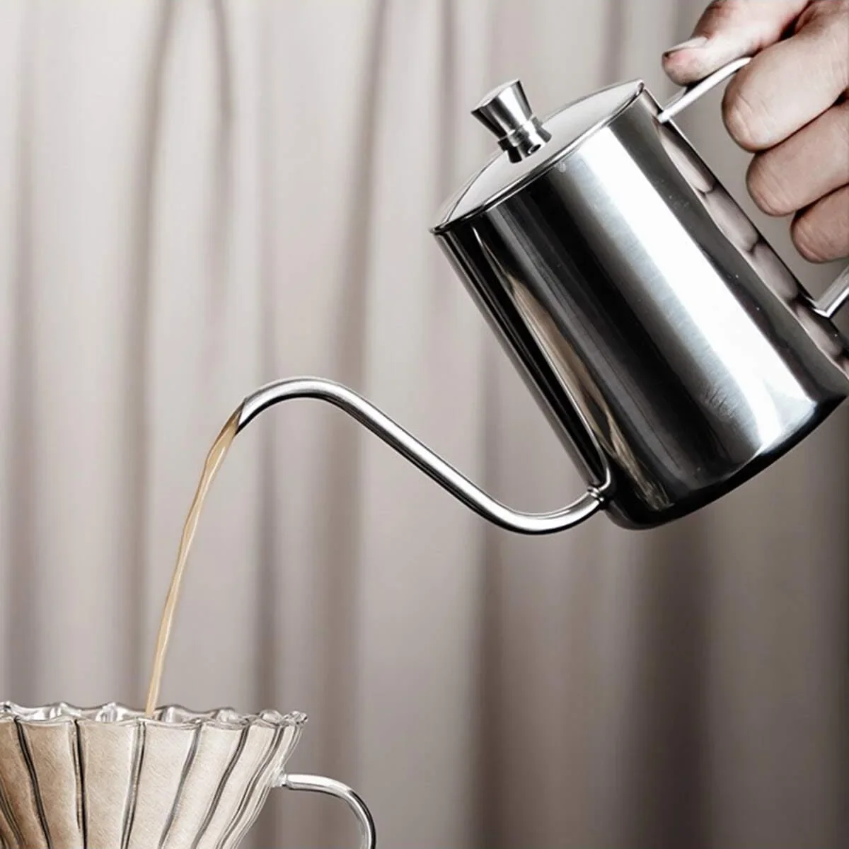 สแตนเลส Pour-over เครื่องชงกาแ - Coffee Equipment Pour Over บทวิจารณ์และราคา