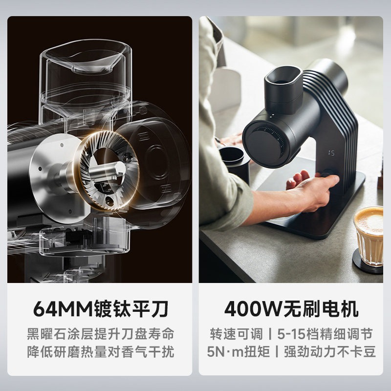 เครื่องบดกาแฟ E6 ระดับมืออาชีพ - Coffee Grinder Burr Flat บทวิจารณ์และราคา